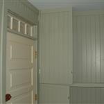 Closets house security panels when not in use